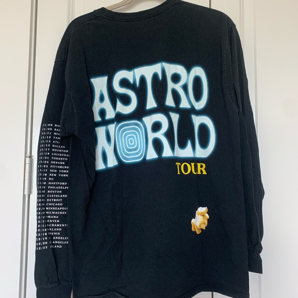 Travis Scott Long Sleeve Concert Tee "Wish you were here"